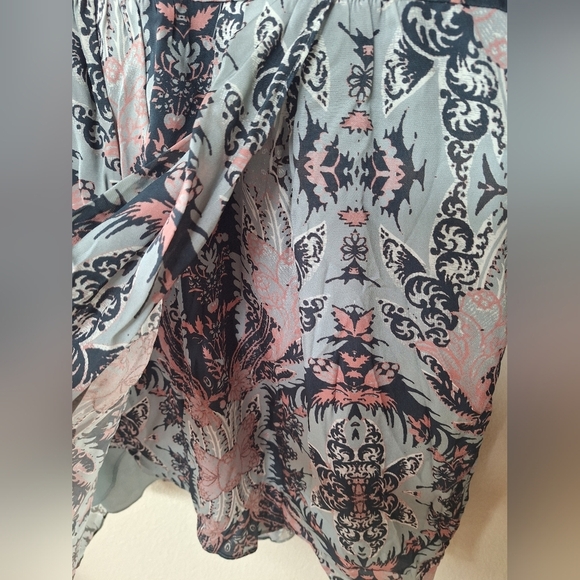 NWT Reiss Womens Lacey Mini Dress Floral Print V-Neckline Size 6 - Picture 5 of 10